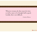 Women's Posters - Witty Poster - Whatever Women Do