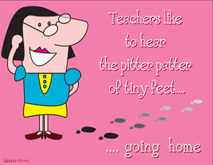 Teacher Posters-Teacher Posters - Witty Posters - Teachers Like to Hear