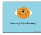 Kids Posters-Kids Posters - Funny Posters - Mummy's Little Monkey