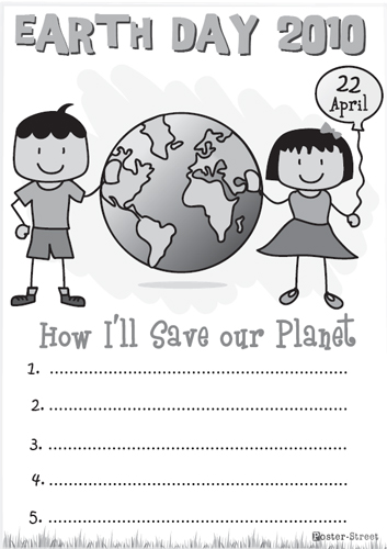 Earth Day Posters. For an Earth Day Science Unit