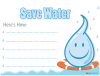 Event Posters - Eco Friends Poster - Save Water Poster