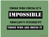 Office Posters - Witty Poster - Motivational Poster - Impossible
