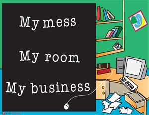 Office Posters-Office Posters - Teen Posters - Witty Poster - My Mess