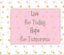 Home Posters-Home Poster - Inspirational Poster - Live for today