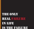 Teen Posters-Teen Posters - Motivational Poster - The only real failure in life is the failure to try