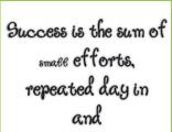 Office Posters - Motivational Posters - Success is the sum of small efforts, repeated day in and day out