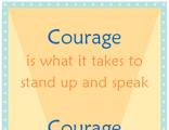 Teen Poster - Motivational Posters - Courage